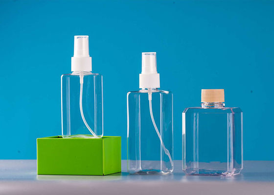 350ml Cheap Cosmetic Clear Plastic Toner Water Bottle Perfume Bottle with Fine Mist Sprayer Skincare Bottlles